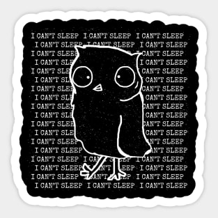 funny owl Sticker